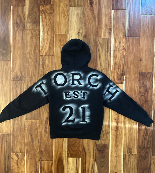 Torch graffiti hoodie