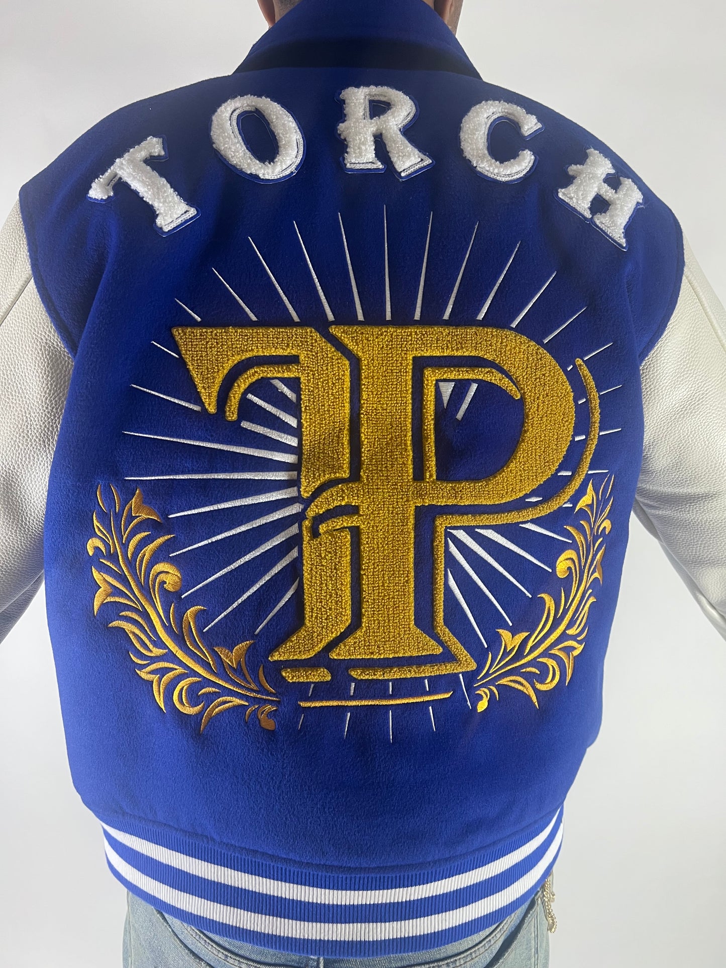 Torch varsity jacket
