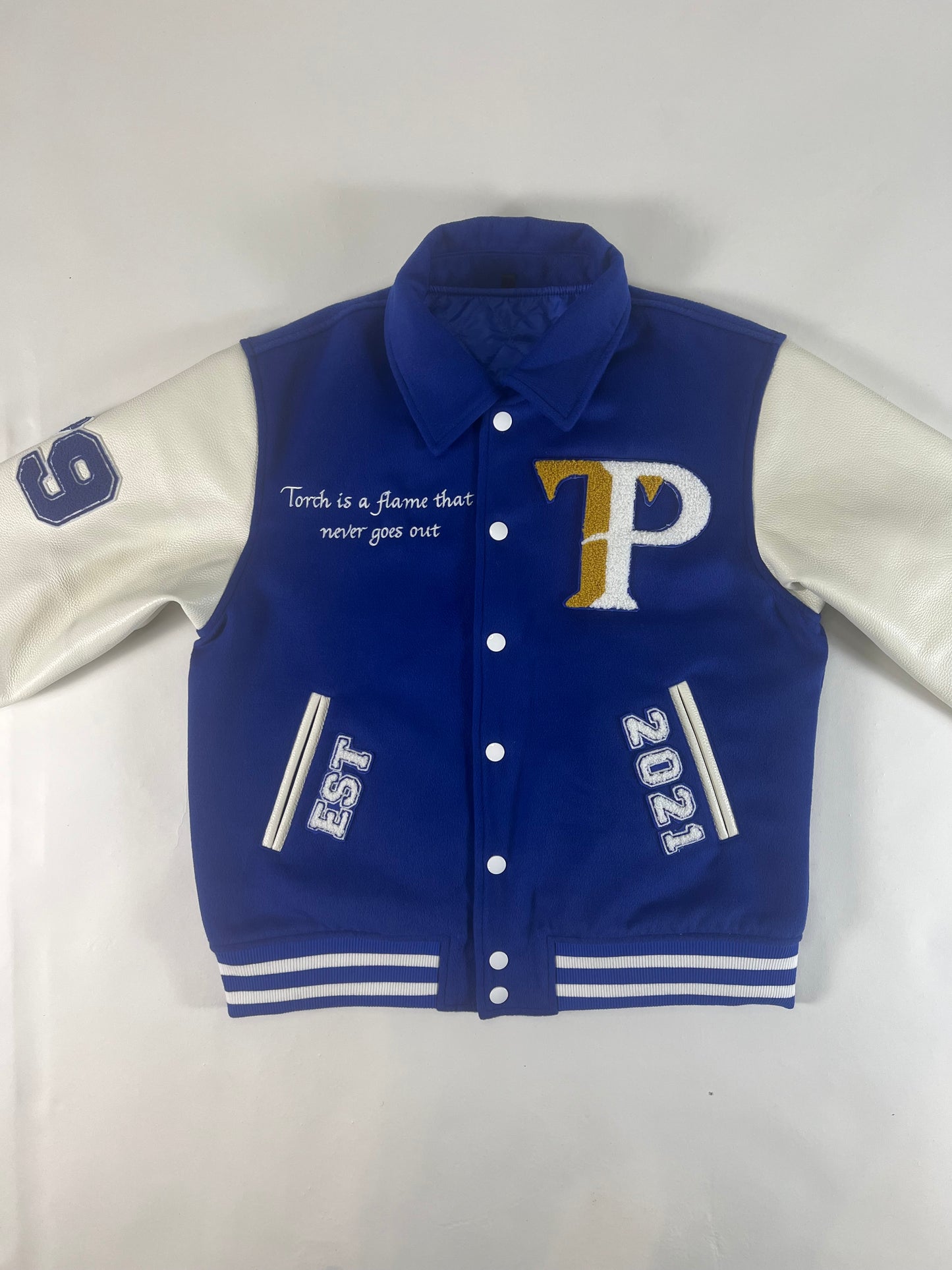 Torch varsity jacket
