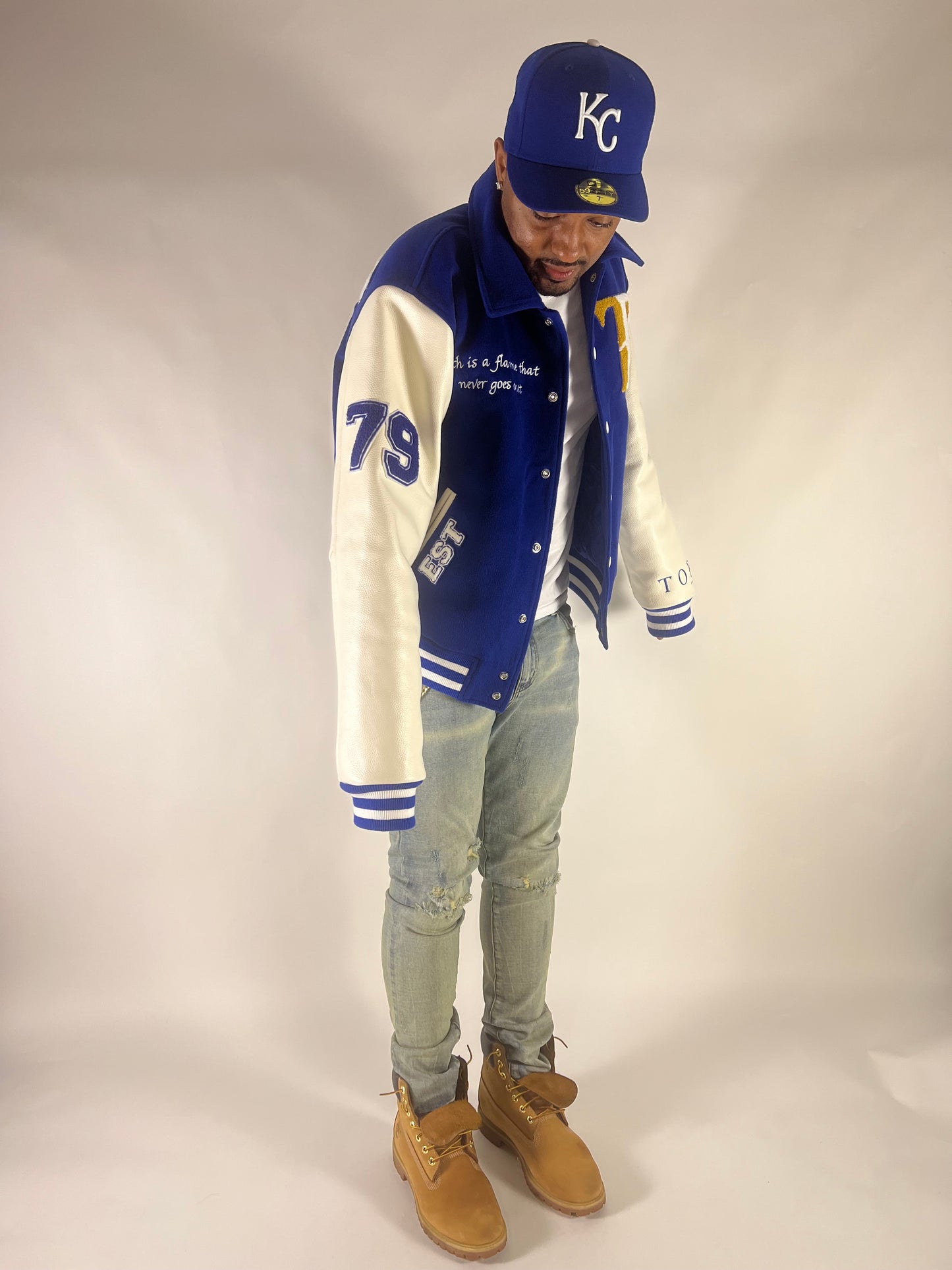 Torch varsity jacket