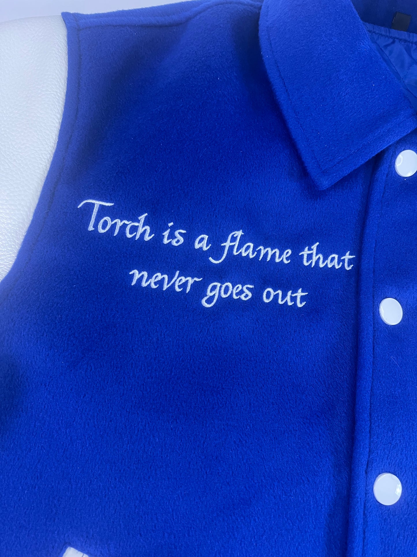 Torch varsity jacket